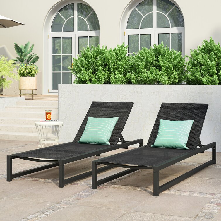 Latitude Run Lindenberg Sun Lounger Set Reviews Wayfair